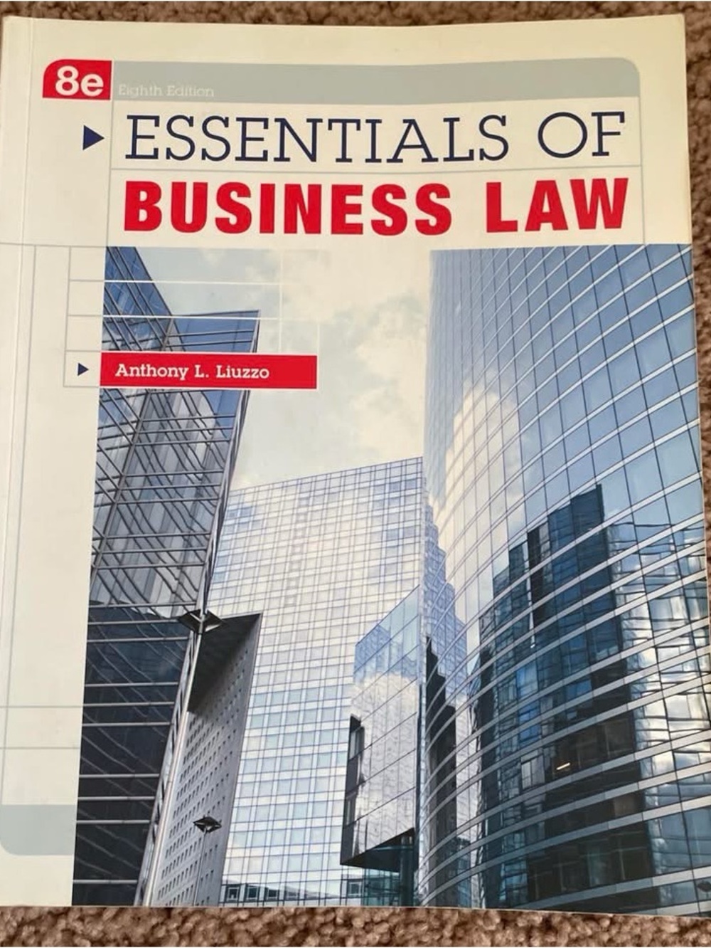 Funeral Director’s textbook Essentials of Business Law by Anthony L. Liuzzo